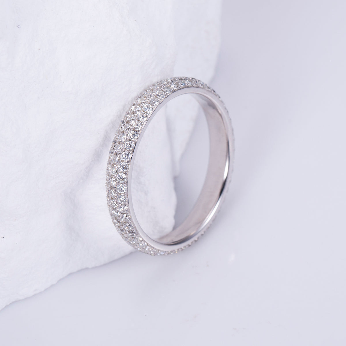 Micropave Wedding Band