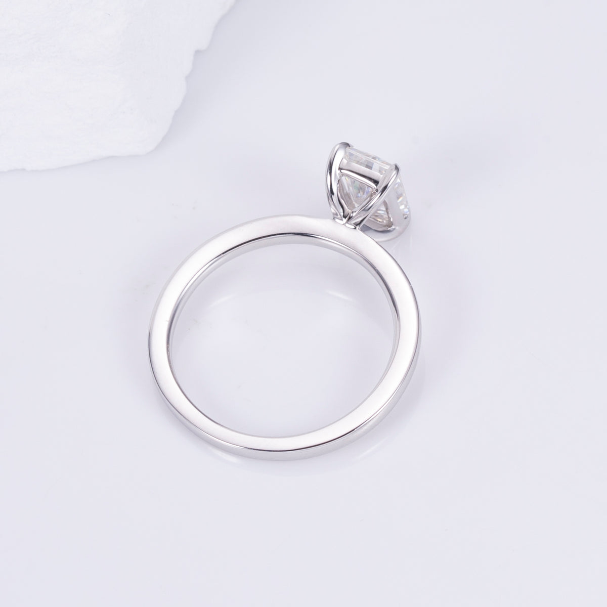 Radiant Cut Solitaire Engagement Ring
