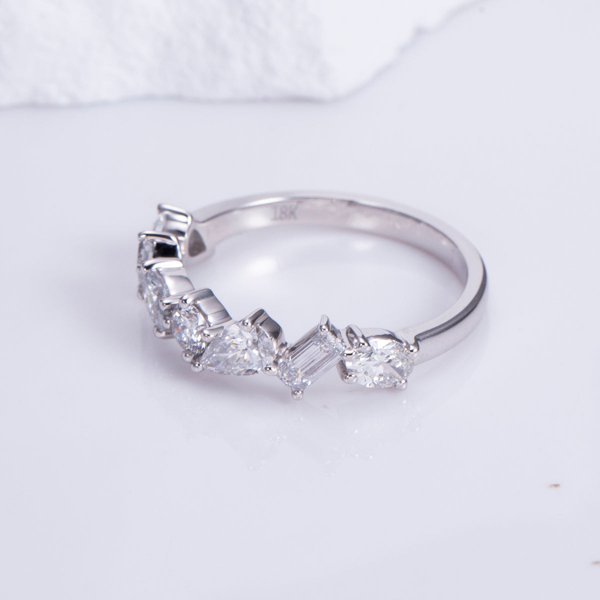 Multi-Shape Diamond Band