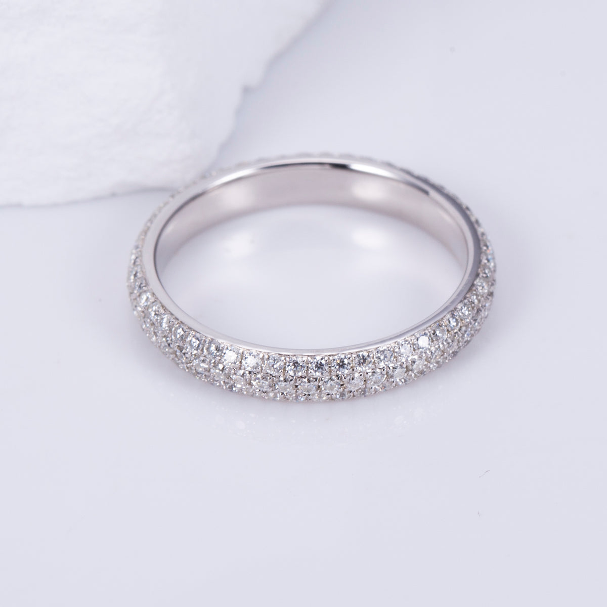 Micropave Wedding Band