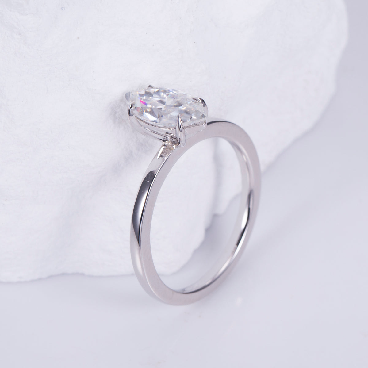 Marquise Cut Solitaire Engagement Ring