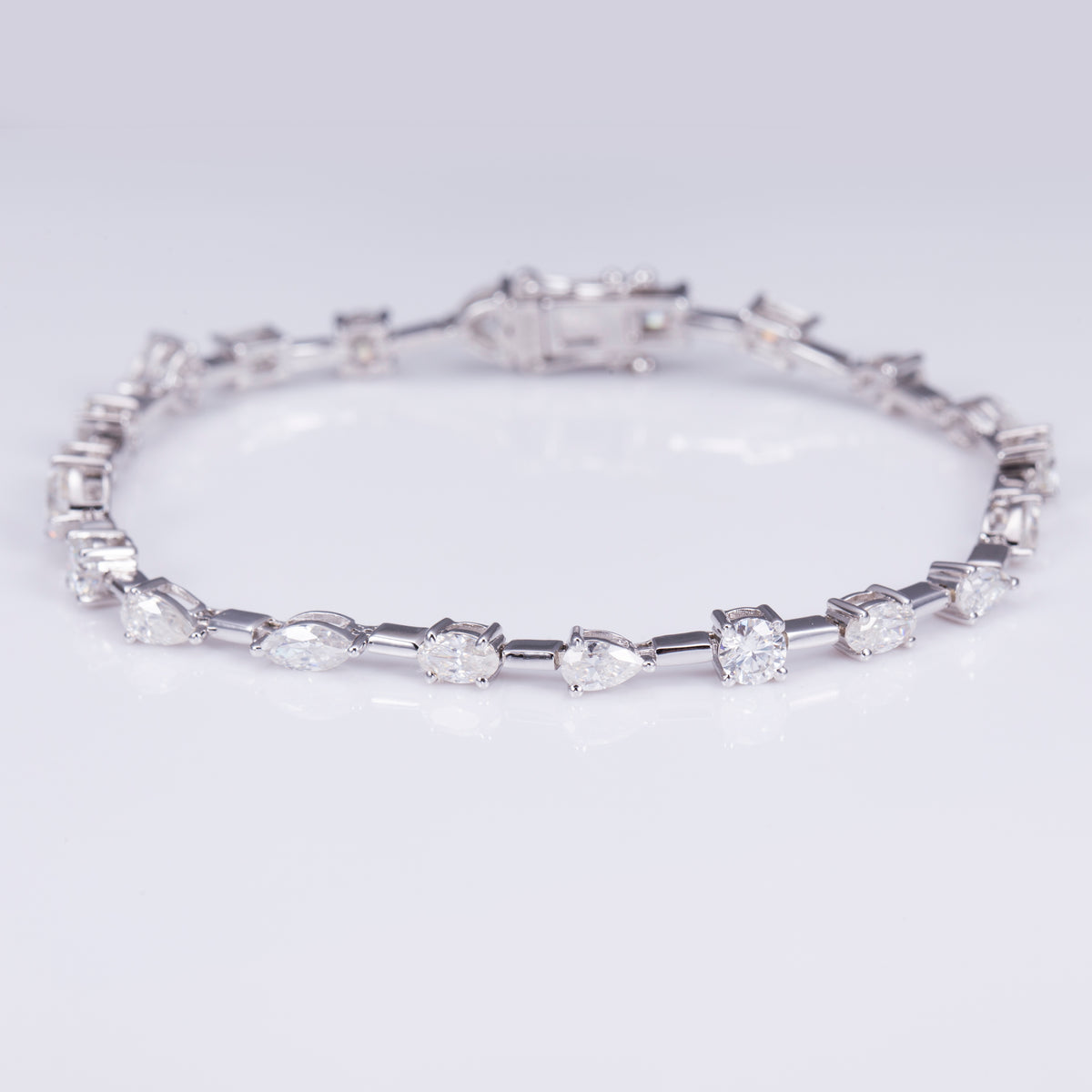 Multi-Shape Diamond Bracelet