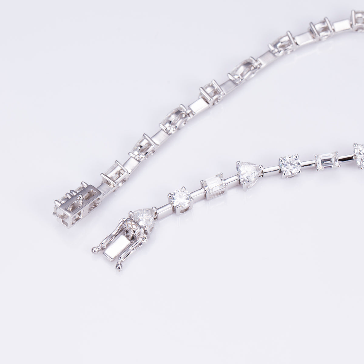 Multi-Shape Diamond Bracelet