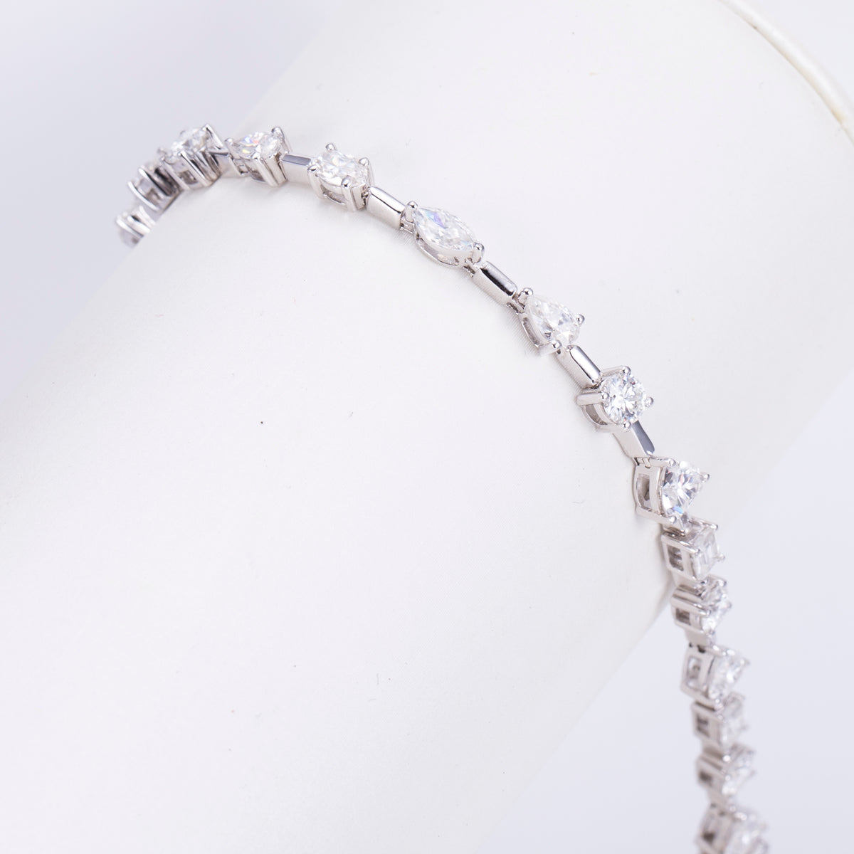 Multi-Shape Diamond Bracelet
